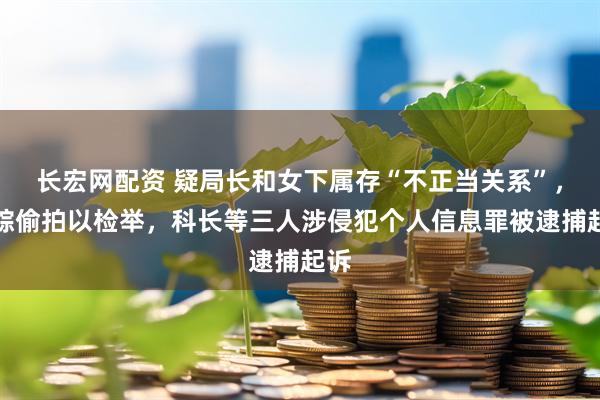 长宏网配资 疑局长和女下属存“不正当关系”，跟踪偷拍以检举，科长等三人涉侵犯个人信息罪被逮捕起诉